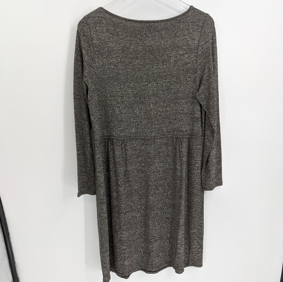 J. Jill Wearever Collection Grey Long Sleeve Dress - Picture 5 of 8